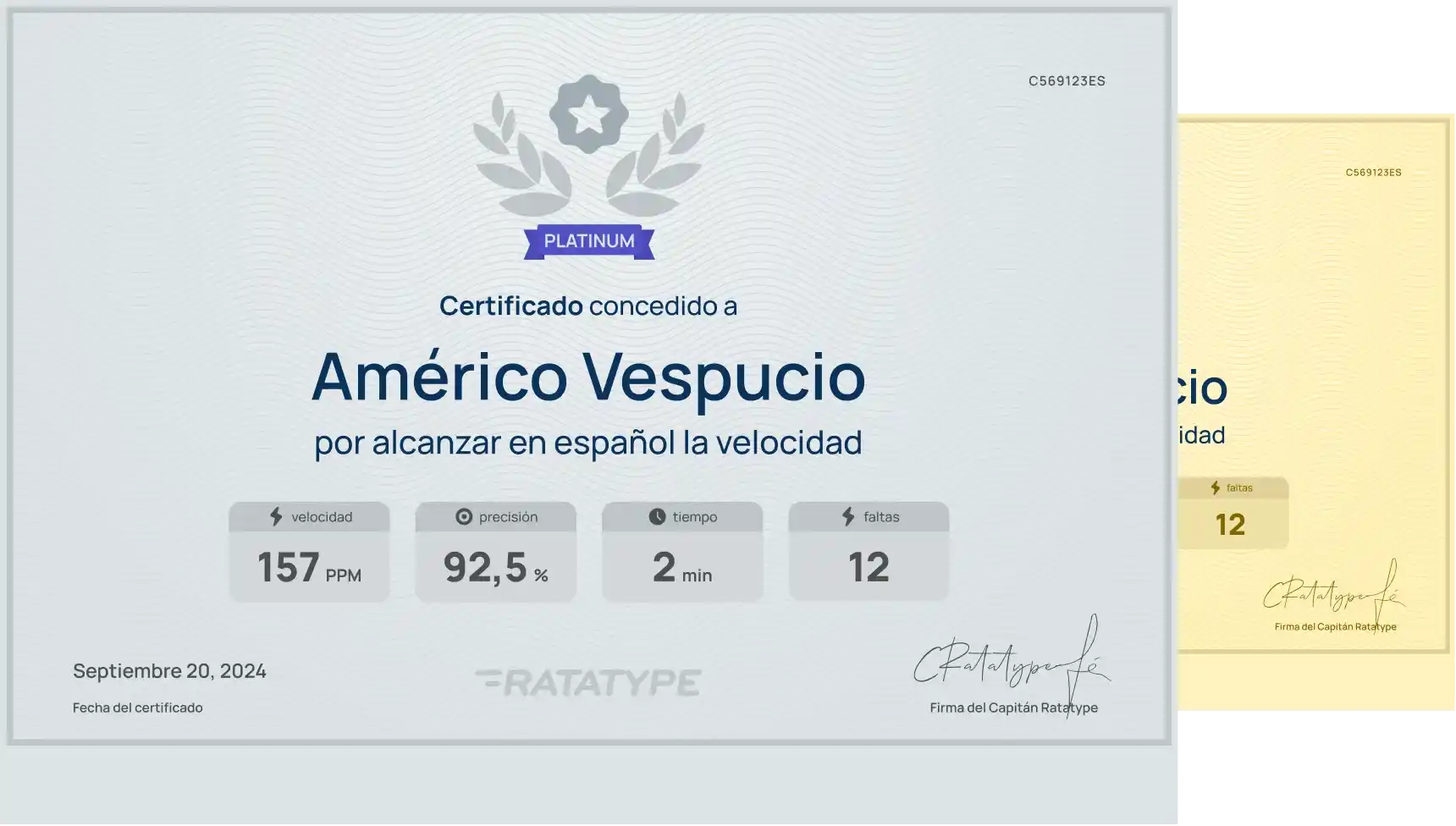 Consigue un certificado